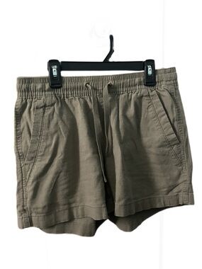 Nautica Urban camo green linen shorts in size small! Pre loved